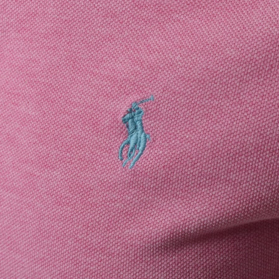 Alternative Image for ProductRalph Lauren Slim Fit Polo T Shirt Pink3